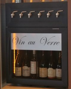 Armoire distributrice à dosage manuel de vins au verre sous azote