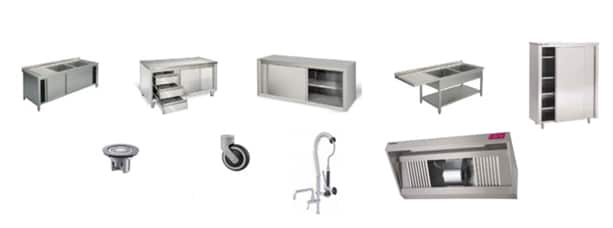 mobilier inox clerinox - inox divers